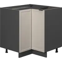 Vicco Hoekkast Fame-Line GrijsBeige 80.5 cm zonder werkblad, Model 50263
