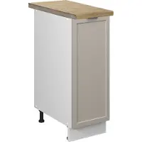 Vicco Apotheekkast Fame-Line GrijsBeige 30 cm , WB Eik, Model 50287