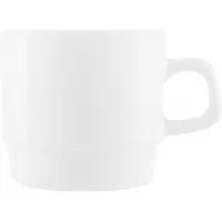 Arcoroc Restaurant Stapelbare Kop 220ml - Wit Gehard Glas