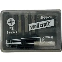 Wolfcraft PZ Bitset 1-2-3 met Magneet - 7 Delig
