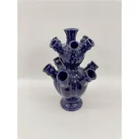 Light & Living - Vaas BLAIR - Blauw - 19.5x19.5x27 cm