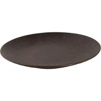 Palmer bord Ruston 21cm coupe bruin 6 stuks bruin Aardewerk Bord