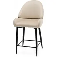 Design@Home Bergamo Velours Hoker - Beige, Stijlvol & Comfortabel