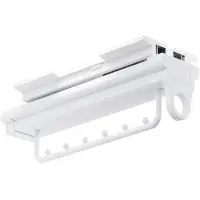 ATM Symphony Uittrekbare Kledinghanger voor Kast - Wit (350mm)