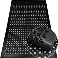 Oxide Ajouré Rubberen Deurmat met Oprit - 60x90 cm