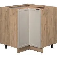 Vicco Hoekkast Fame-Line GrijsBeige 80.5 cm zonder werkblad, Model 50323