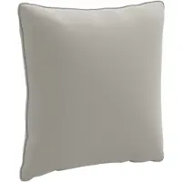 vidaXL Rugkussen PUTTEN 100% Polyester Grijs 40 x 40 x 15 cm