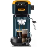 Ariete 1399/16 - Smart Slim Coffee - slank design - voor gemalen koffie & koffiepads - mango yellow