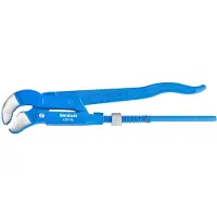 SW-Stahl 42210L pijptang 1 inch 335 mm I pijptang S-kaak I antislip loodgieterstang gesmeed en gelakt I tang van chroom-vanadiumstaal I pijpmontage I pijpsleutel blauw