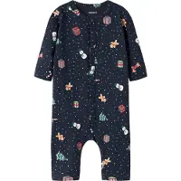 Name it Nachtkledij 'NBNVISMAS' navy / spar / donkerrood / wit