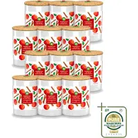 Air Wick 12 x - Geurkaars - Kaneel & Boomgaard Appel - 35 Uur Brandduur - Wasstrips - Geurkaars - Kaneel - Boomgaard Appel - Warme Geur - Frisse Geur