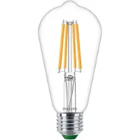Signify Philips Čirá gloeilamp met een klassiek uiterlijk, 60 Watt, ST64, E27, 4 Watt, 60 Watt, E27, 840 lumen, 50.000 uur, Warm wit