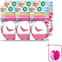 Air Wick 6 x – Luchtverfrisser – Deco Sphere Magnolia & Kersenbloesem – 75 ml - Bulkverpakking - Luchtverfrisser - Douchemop - Geur