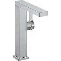 Hansgrohe tecturis e 240 fine coolstart eengreeps wastafelmengkraan met pushopen, chroom