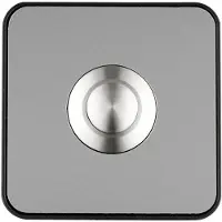 Grothe 64181 Bel RVS-look, Zwart