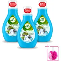 Air Wick 3 x – Luchtverfrisser – Actieve Wiek Fresh Water – 375 ml - Bulkverpakking - Luchtverfrisser - Douchemop - Frisse geur