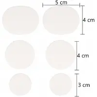 Sulpo Vaste Schoenreparatie Pleisters - Wit (6 stuks)