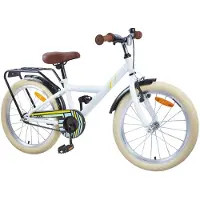 vidaXL Kinderfiets 24 Inch voor 8-12 jaar oud Wit