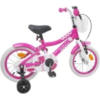 vidaXL Kinderfiets 12 Inch voor 2-4 jaar oud Roze