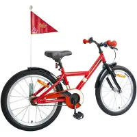 vidaXL Kinderfiets, 20 inch, geschikt voor kinderen van 6-11 jaar, rood