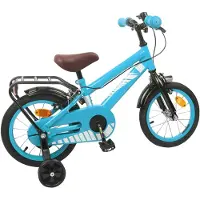 vidaXL Kinderfiets, 14 inch, geschikt voor kinderen van 3-5 jaar, hemelsblauw