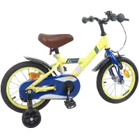 vidaXL Kinderfiets 16 Inch voor 4-6 jaar oud Geel