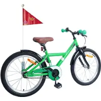 vidaXL Kinderfiets, 20 inch, geschikt voor kinderen van 6-11 jaar, groen