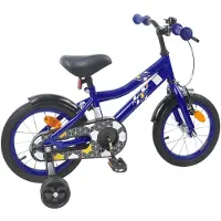 vidaXL Kinderfiets 16 Inch voor 4-6 jaar oud Donkerblauw