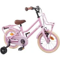 vidaXL Kinderfiets, 14 inch, geschikt voor kinderen van 3-5 jaar, lichtroze