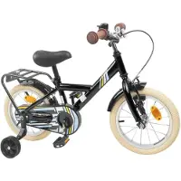 vidaXL Kinderfiets 16 Inch voor 4-6 jaar oud Zwart