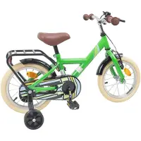 vidaXL Kinderfiets 16 Inch voor 4-6 jaar oud Groen
