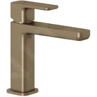 Kludi Renon - Wastafelkraan met Push-Open afvoer, EcoPlus, geborsteld brons 42289N175