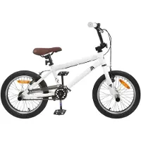vidaXL BMX Fiets 20 Inch voor kinderen ouder dan 9 jaar Wit