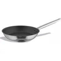 HorecaTraders Lyonnaiserpan | Anti-aanbak | RVS | Ø24 cm | Gas, elektrisch, keramisch