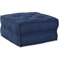 vidaXL Modulebankeenheid Stof Indigo 70 x 70 x 36 cm
