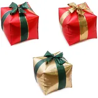 Party Deco Folieballonnen kadootjes vierkant 3 stuks
