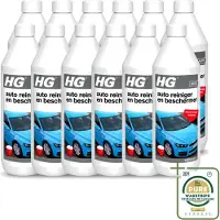 Hg 12 x - Autoreiniger & Beschermer - Houdt Langer Schoon - 50 tot 60 Wasbeurten - 1L - Wasstrips - Autoreiniger - Autobeschermer - Waxcomponenten - Auto Was - Auto Glans