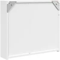 vidaXL Badkamerkast met spiegel en LED 60x13x52 cm wit