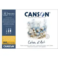 Canson aquarelblok Coton Art, 230×310 mm, 300 g/m², 12 vel