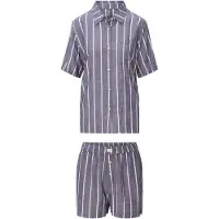 Lingadore Pyjama grijs / wit