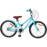 vidaXL Kinderfiets, 18 inch, geschikt voor kinderen van 5-7 jaar, hemelsblauw