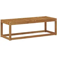 vidaXL Buitenstoel Bank Massief Acacia Hout Naturel 115 x 43 x 37 cm