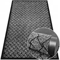 Oxide Merkloze Deurmat 60x90 cm - Antraciet Grijze Rubberen Buitenmat
