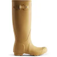 Hunter Regenlaarzen Unisex Beige Rubber Maat 38