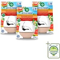 Air Wick 3 x Decosphere - Luchtverfrisser - Grapefruit & Oranjebloessem - 75g - Grootverpakking - Vaatwasstrips - Luchtverfrisser - Frisse Geur - Grapefruit - Oranjebloessem - Geur Neutraliseren