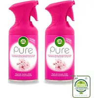 Air Wick 2 x - Luchtverfrisser Spray - Aziatische Kersenbloesem - 250ml - Grootverpakking - Vaatwasstrips - Luchtverfrisser - Geurverfrisser - Kersenbloesem - Geur Neutraliseren - Kamer Geur