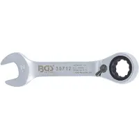 Bgs Ratelringsleutel kort omkeerbaar SW 12 mm
