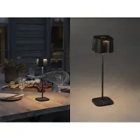 Gnosjö Konstsmide 7818-750 Nice schwarz LED-tafellamp voor buiten 2.5 W Warmwit Zwart