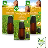 Air Wick 3 x Essential Mist - Navulling - Happiness - Ananas & Wilde Munt - 20ml - Grootverpakking - Vaatwasstrips - Navulling - Geurverspreider - Aromatherapie - Ananas - Wilde Munt