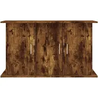 vidaXL Aquariumstandaard 101x41x58 cm bewerkt hout gerookt eikenkleur